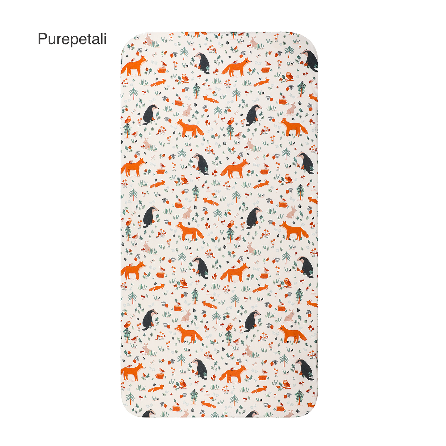 PurePetali Animal Crib Sheets