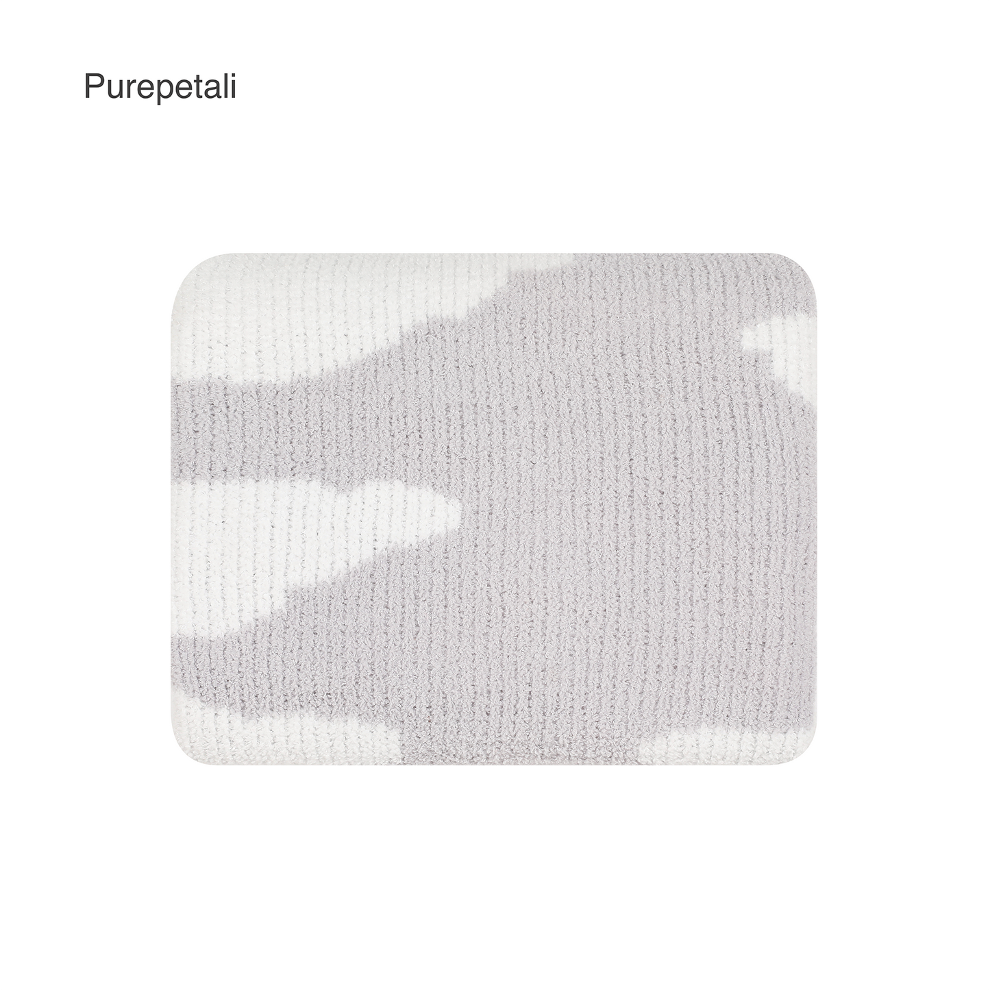 PurePetali Light Gray Baby Blanket