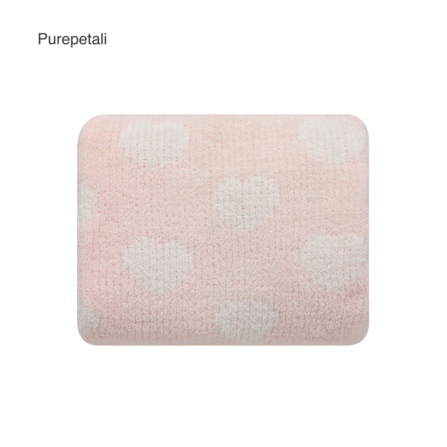 PurePetali Pink Heart Baby Blanket